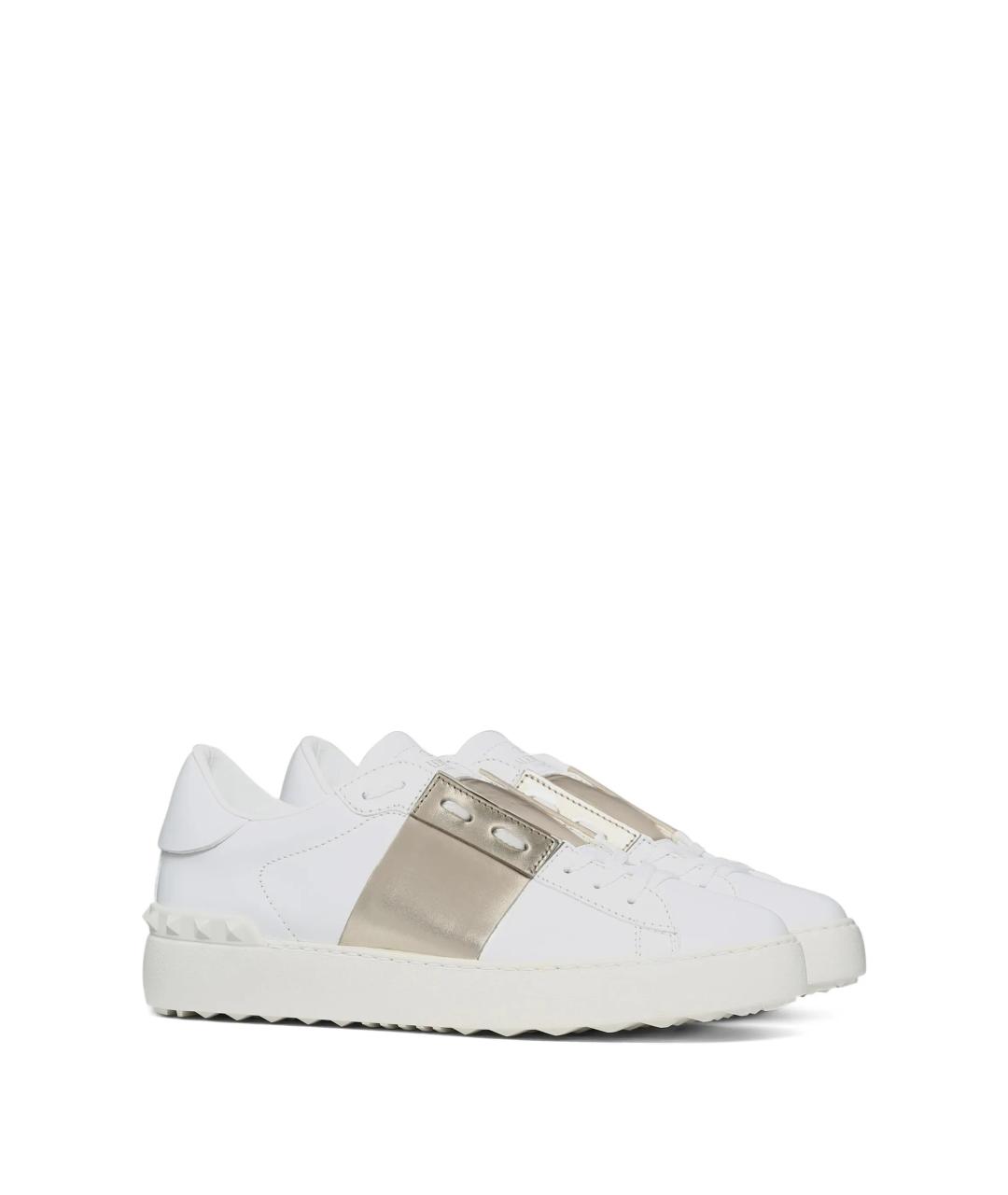 VALENTINO Белые кожаные кеды, фото 2