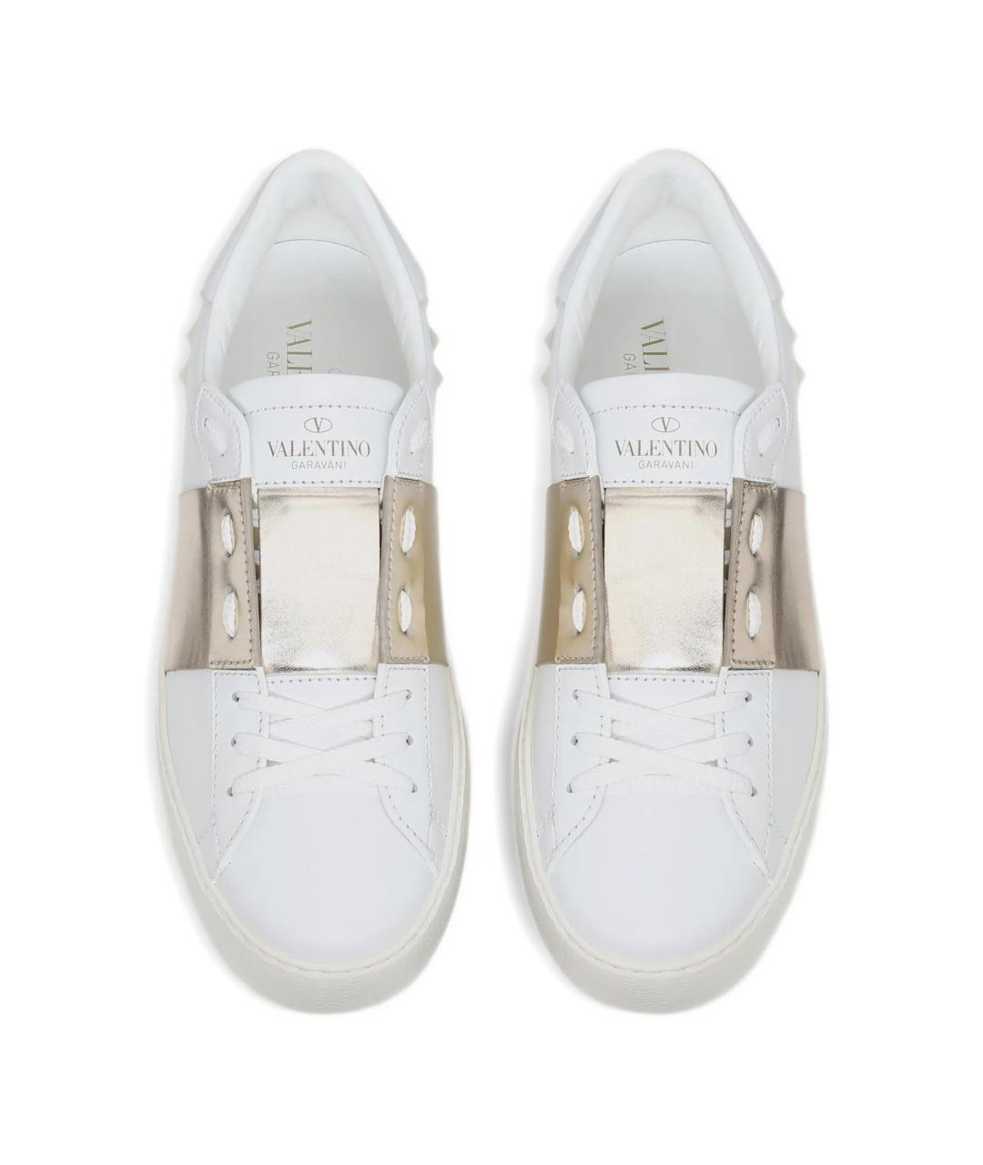 VALENTINO Белые кожаные кеды, фото 3