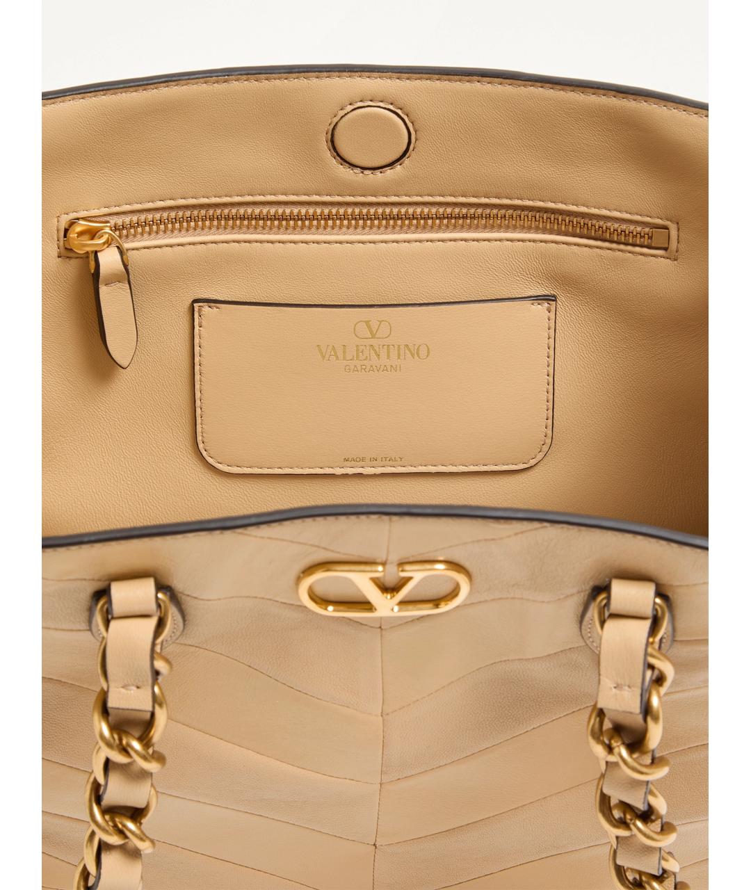 VALENTINO Кожаная сумка тоут, фото 5