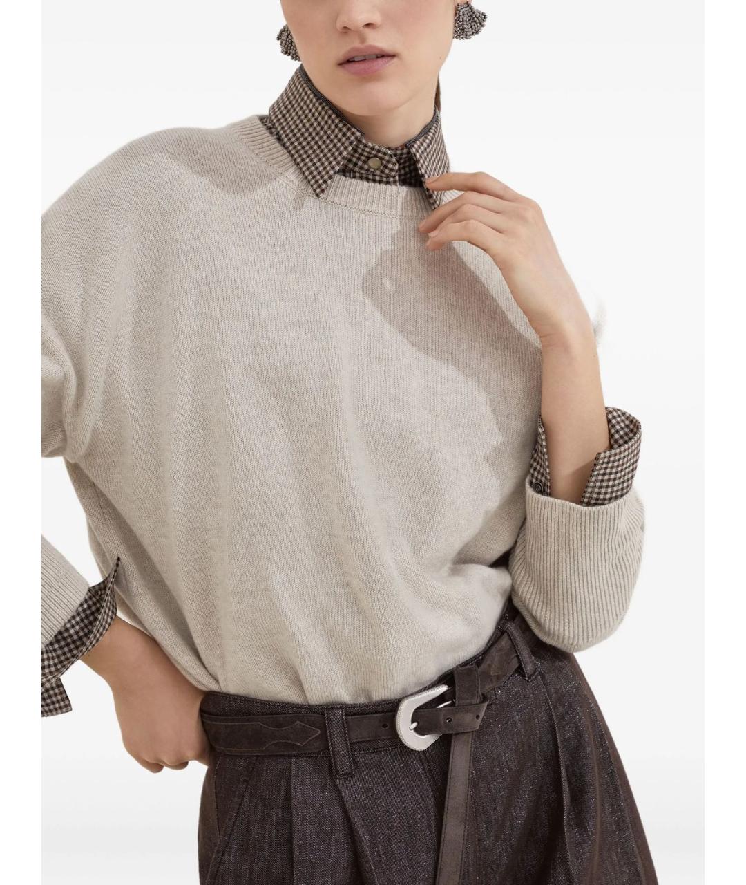 BRUNELLO CUCINELLI Кашемировый джемпер / свитер, фото 2