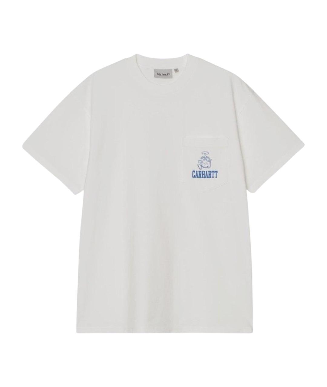 CARHARTT WIP Белая хлопковая футболка, фото 1