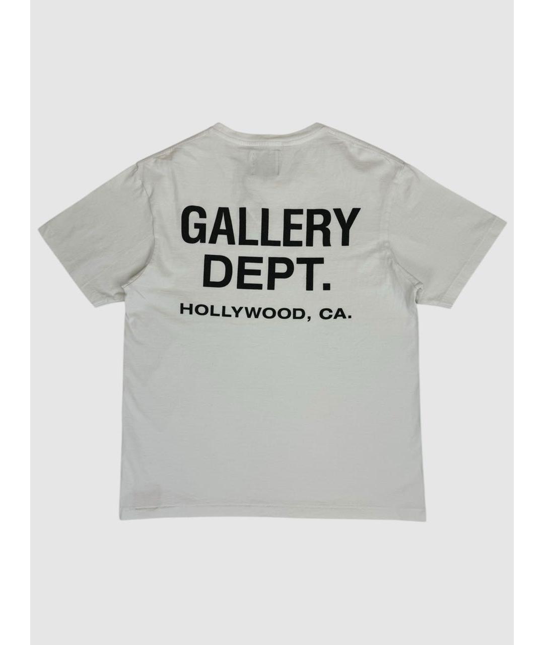Gallery Dept Белая хлопковая футболка, фото 2