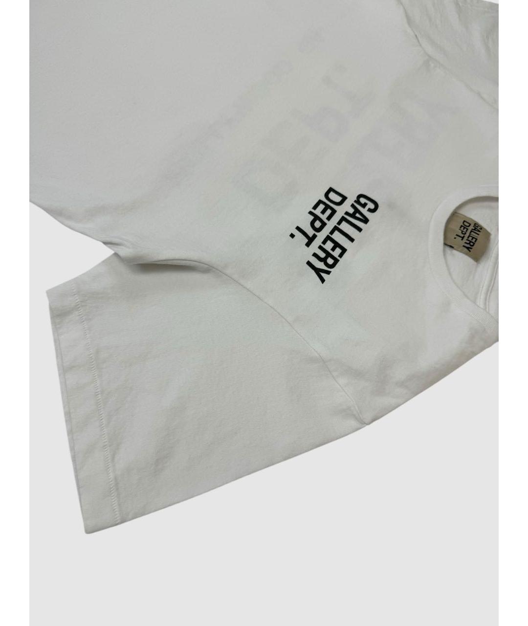 Gallery Dept Белая хлопковая футболка, фото 4