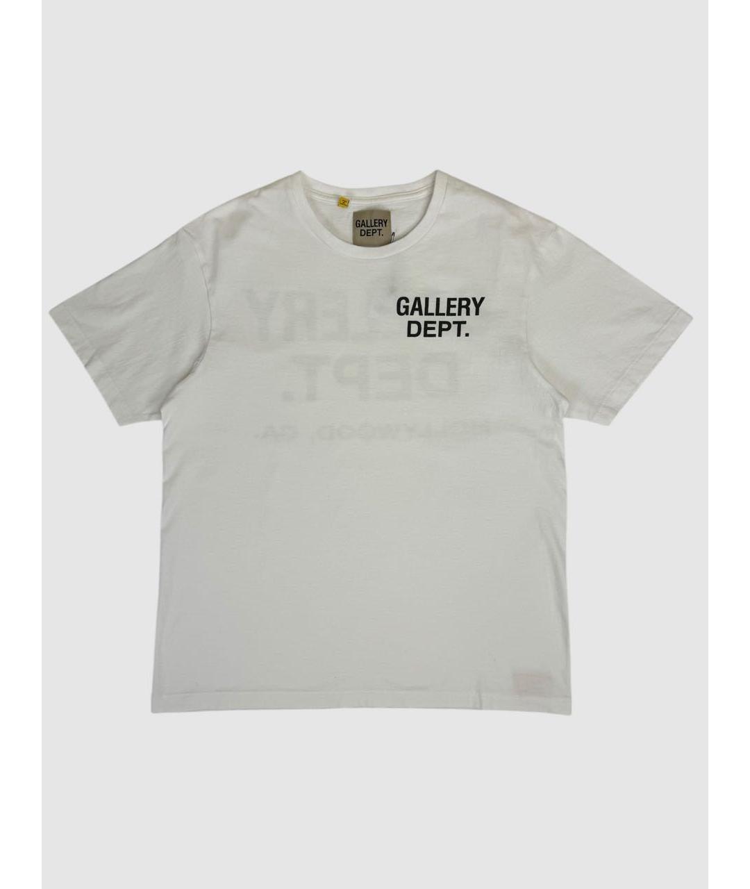 Gallery Dept Белая хлопковая футболка, фото 6