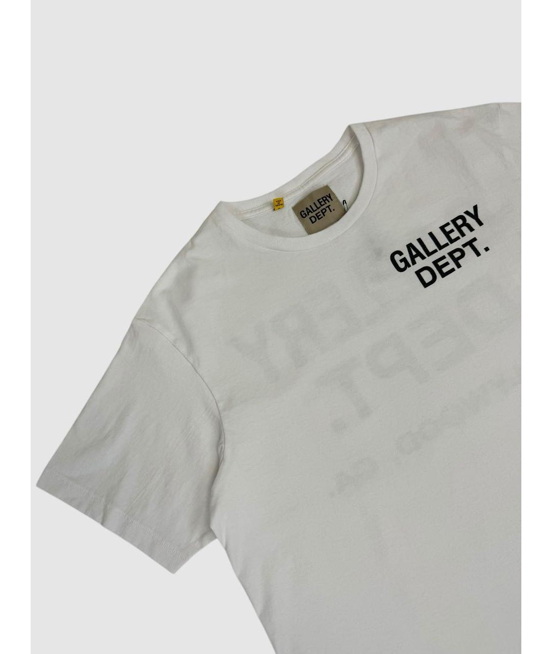 Gallery Dept Белая хлопковая футболка, фото 3