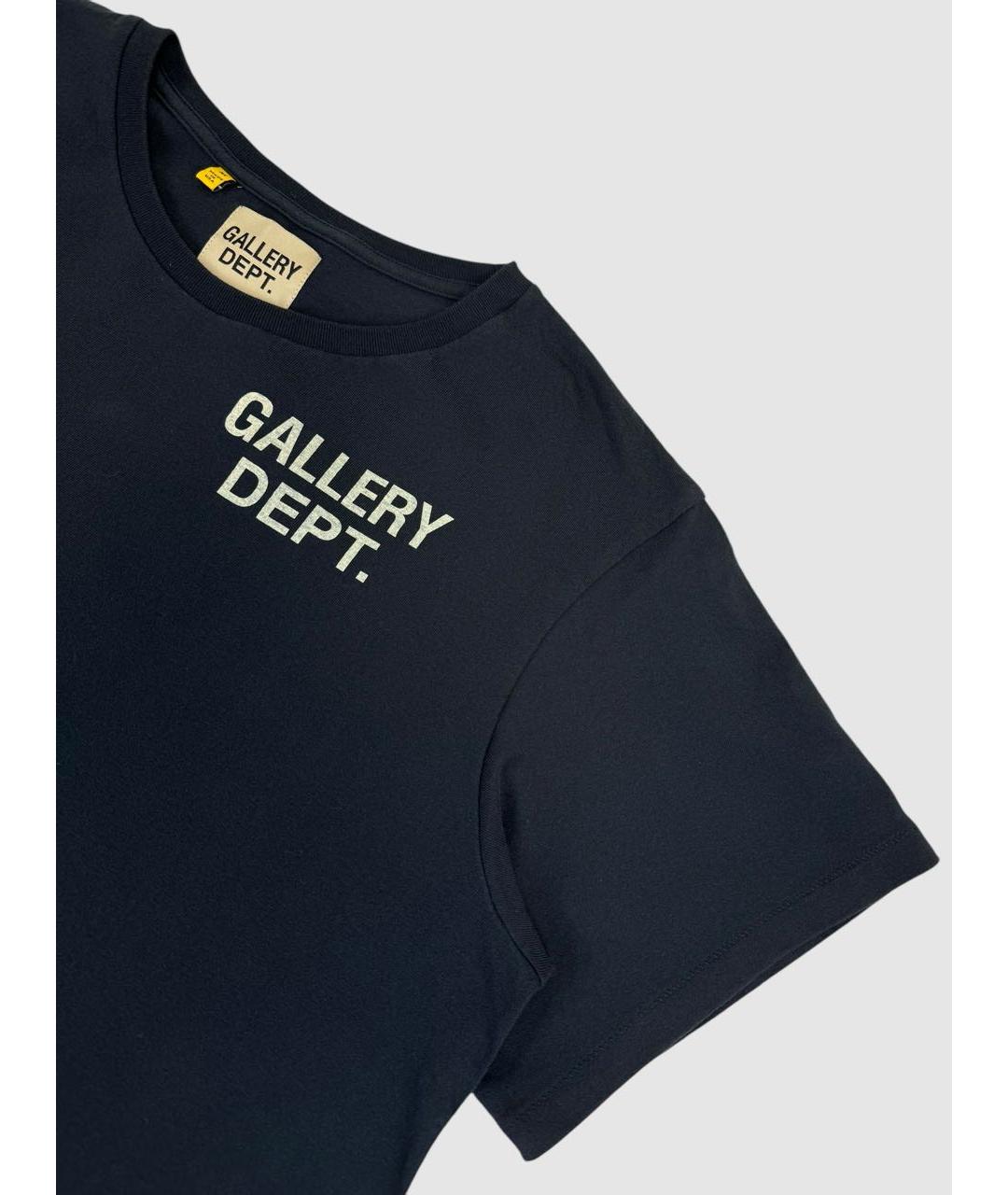 Gallery Dept Темно-синяя хлопковая футболка, фото 4