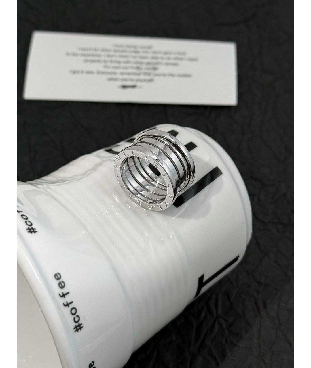 BVLGARI Серебряное кольцо из белого золота, фото 5