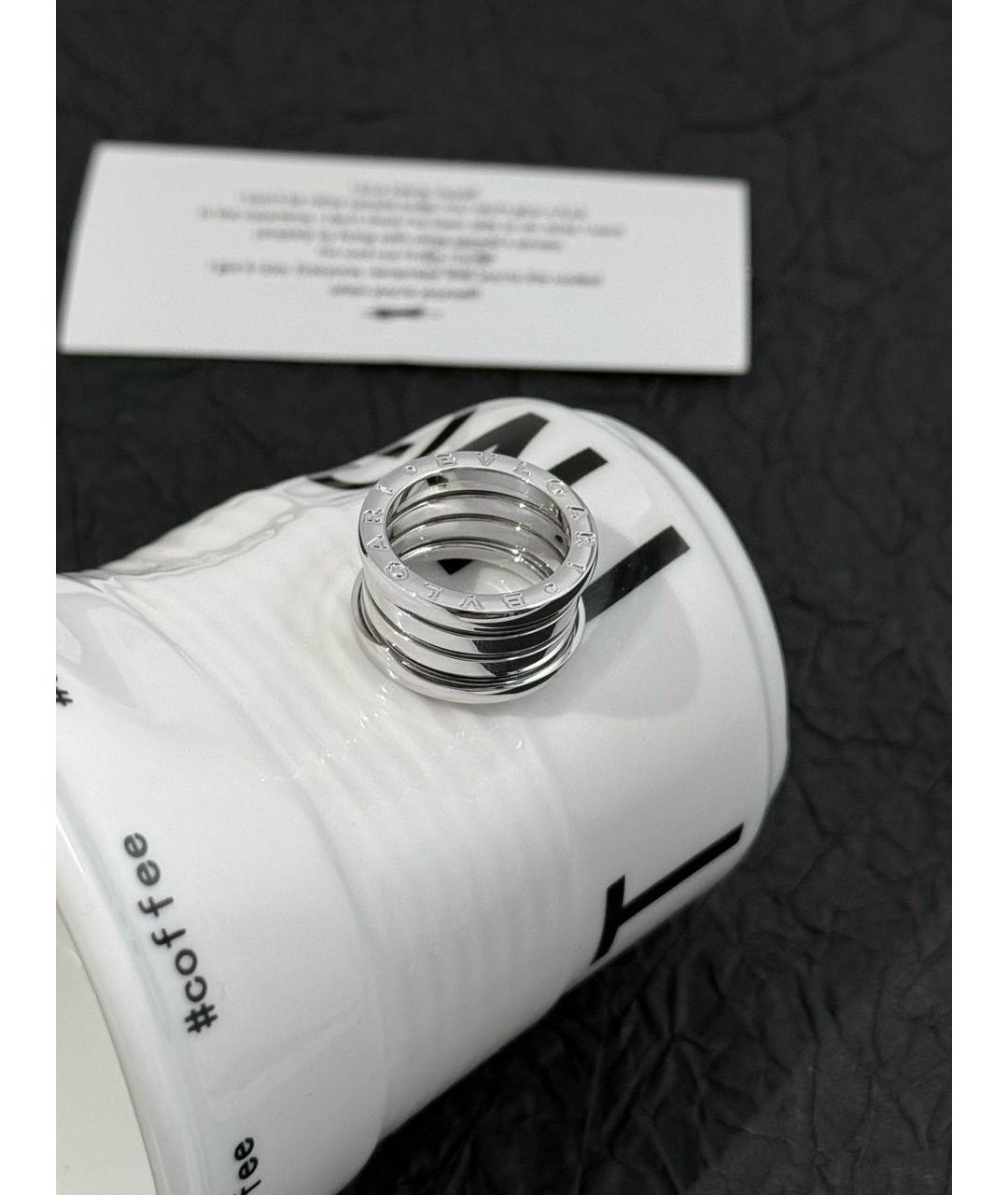 BVLGARI Серебряное кольцо из белого золота, фото 4