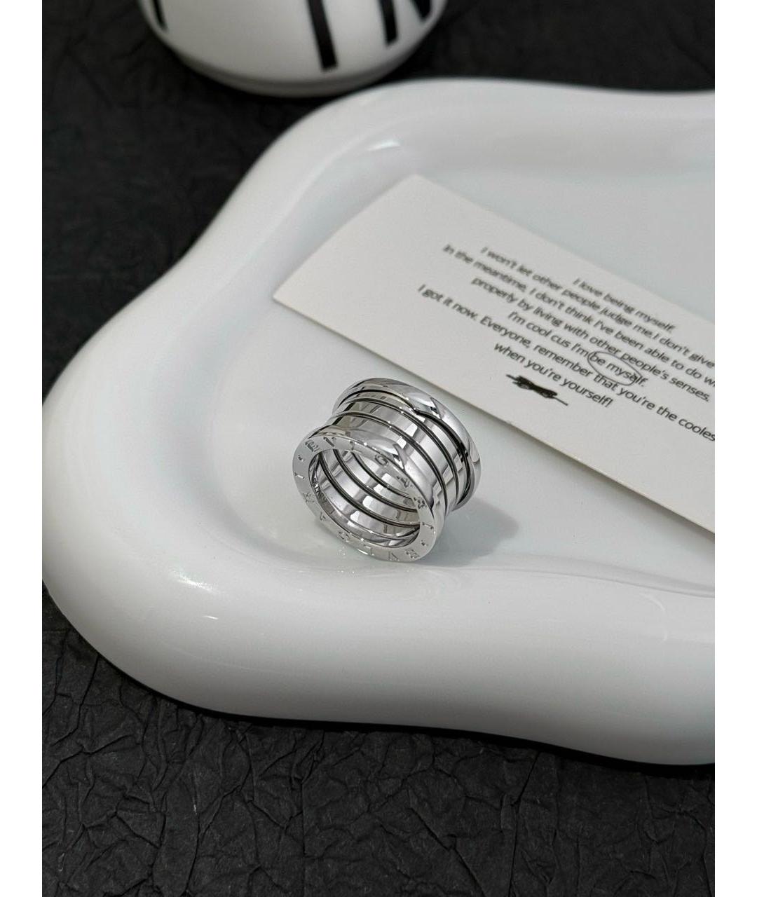 BVLGARI Серебряное кольцо из белого золота, фото 2