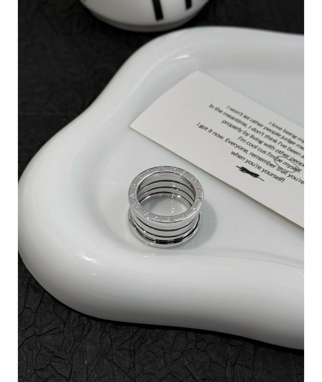 BVLGARI Серебряное кольцо из белого золота, фото 3