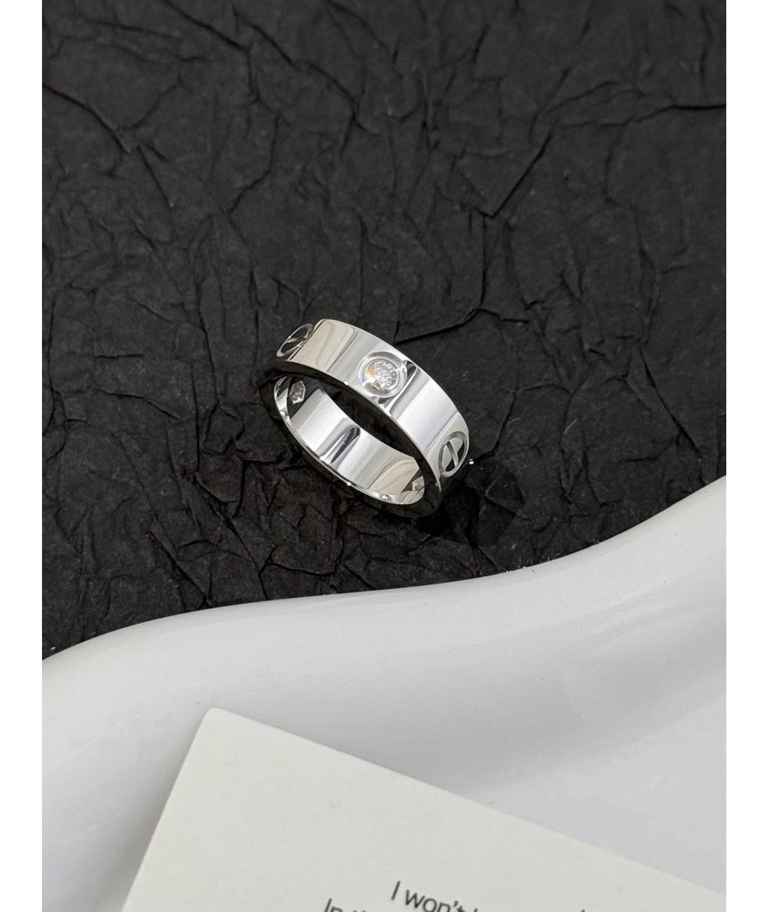 CARTIER Серебряное кольцо из белого золота, фото 2