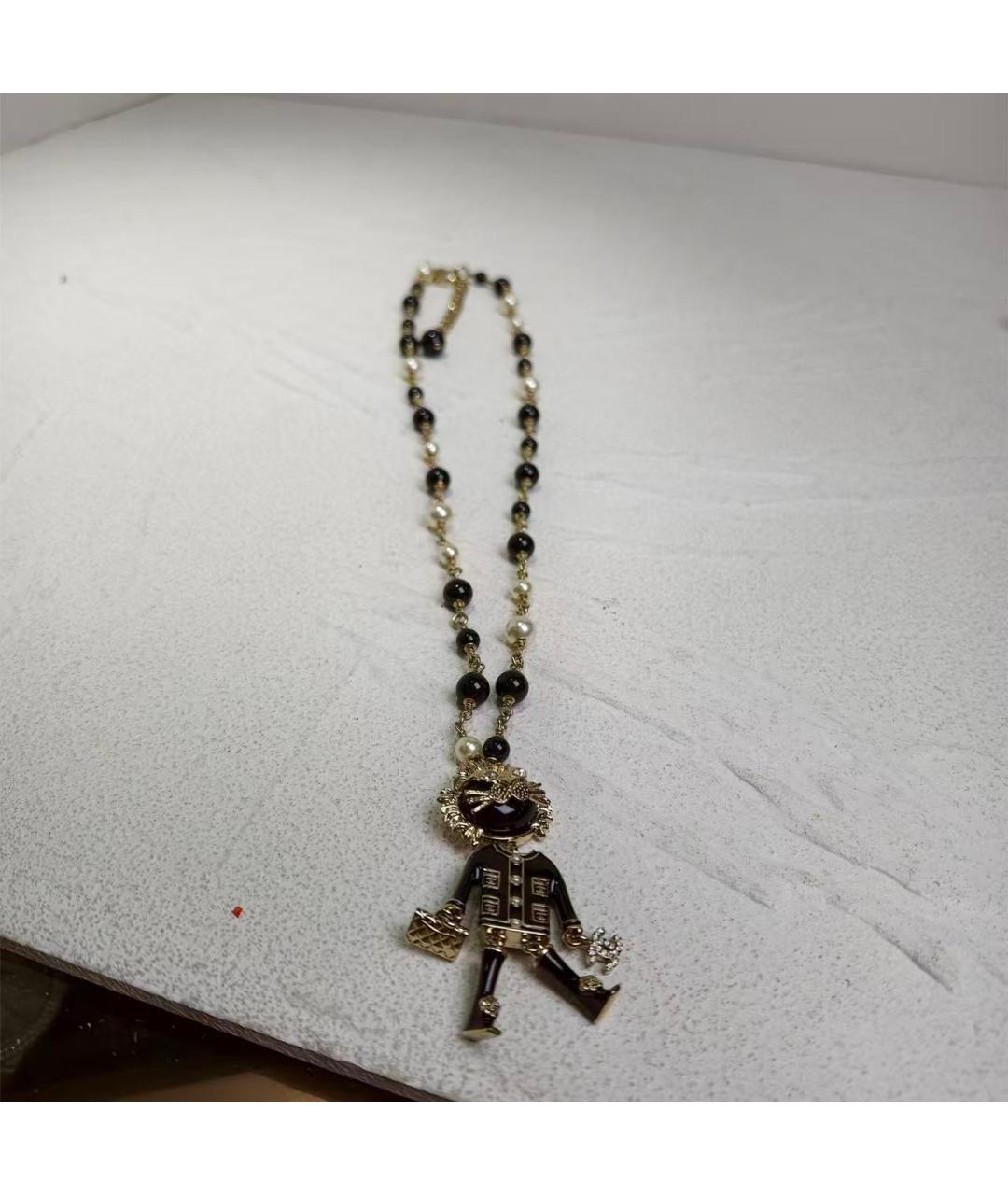 CHANEL Золотое металлическое колье, фото 4