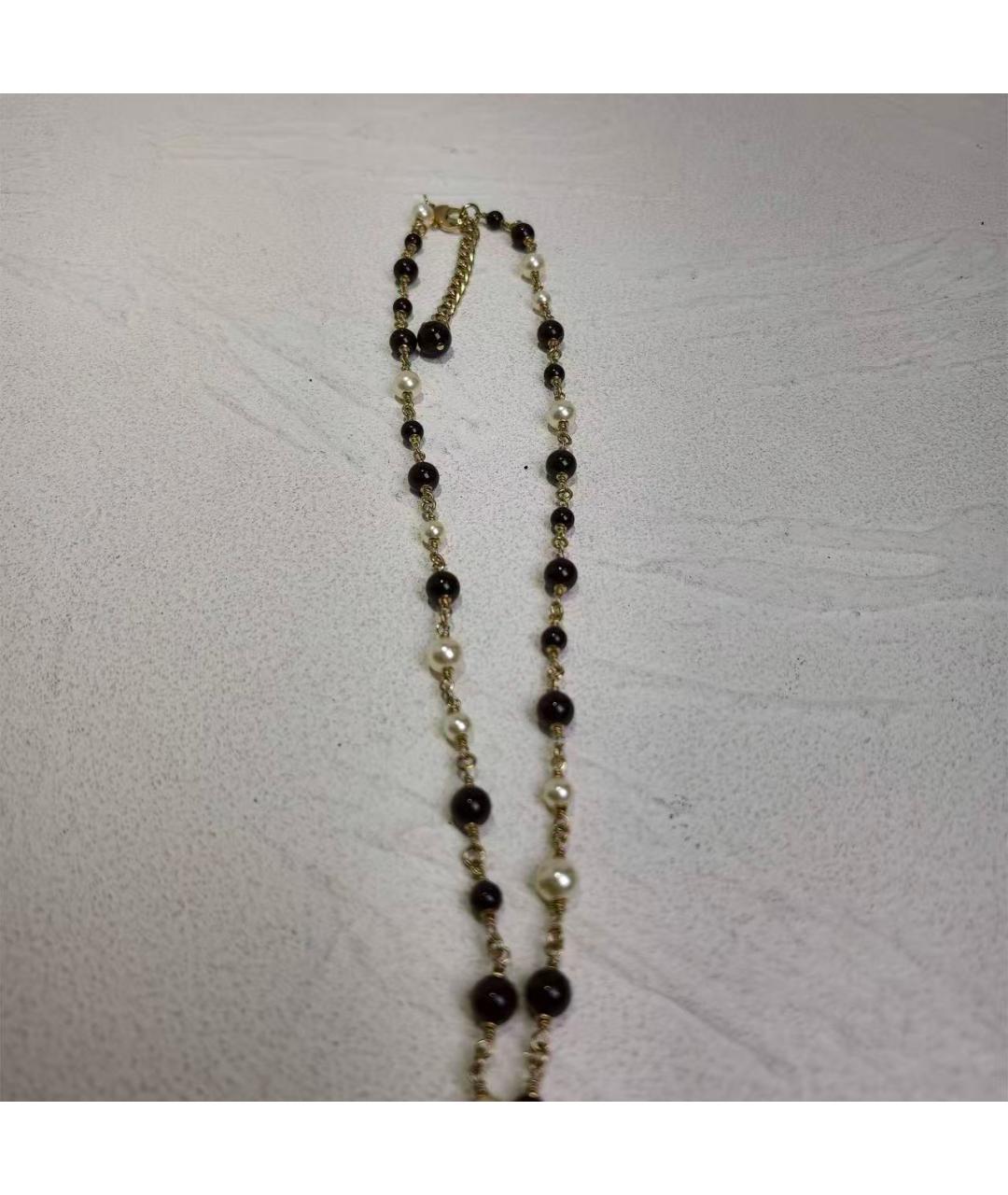 CHANEL Золотое металлическое колье, фото 3