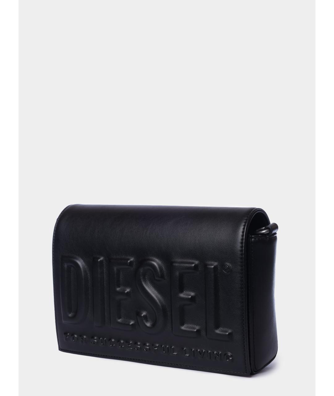 DIESEL Черная сумка через плечо, фото 5