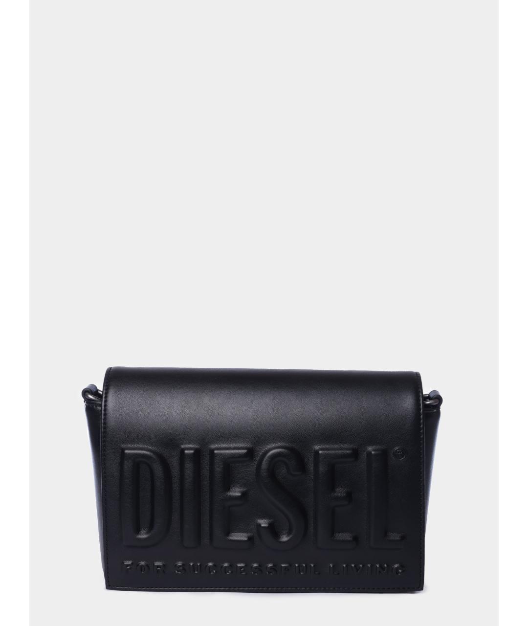 DIESEL Черная сумка через плечо, фото 2