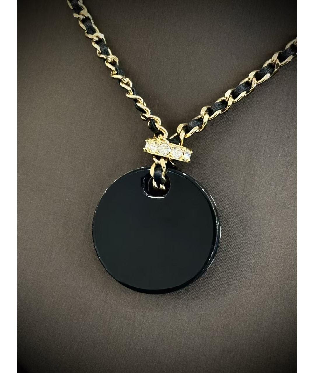 CHANEL Золотое металлическое колье, фото 3