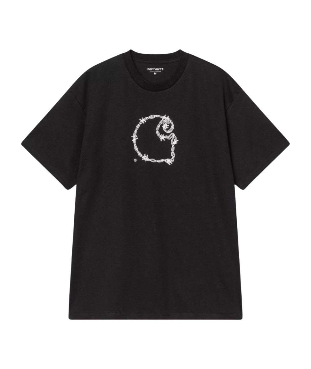 CARHARTT WIP Черная хлопковая футболка, фото 1
