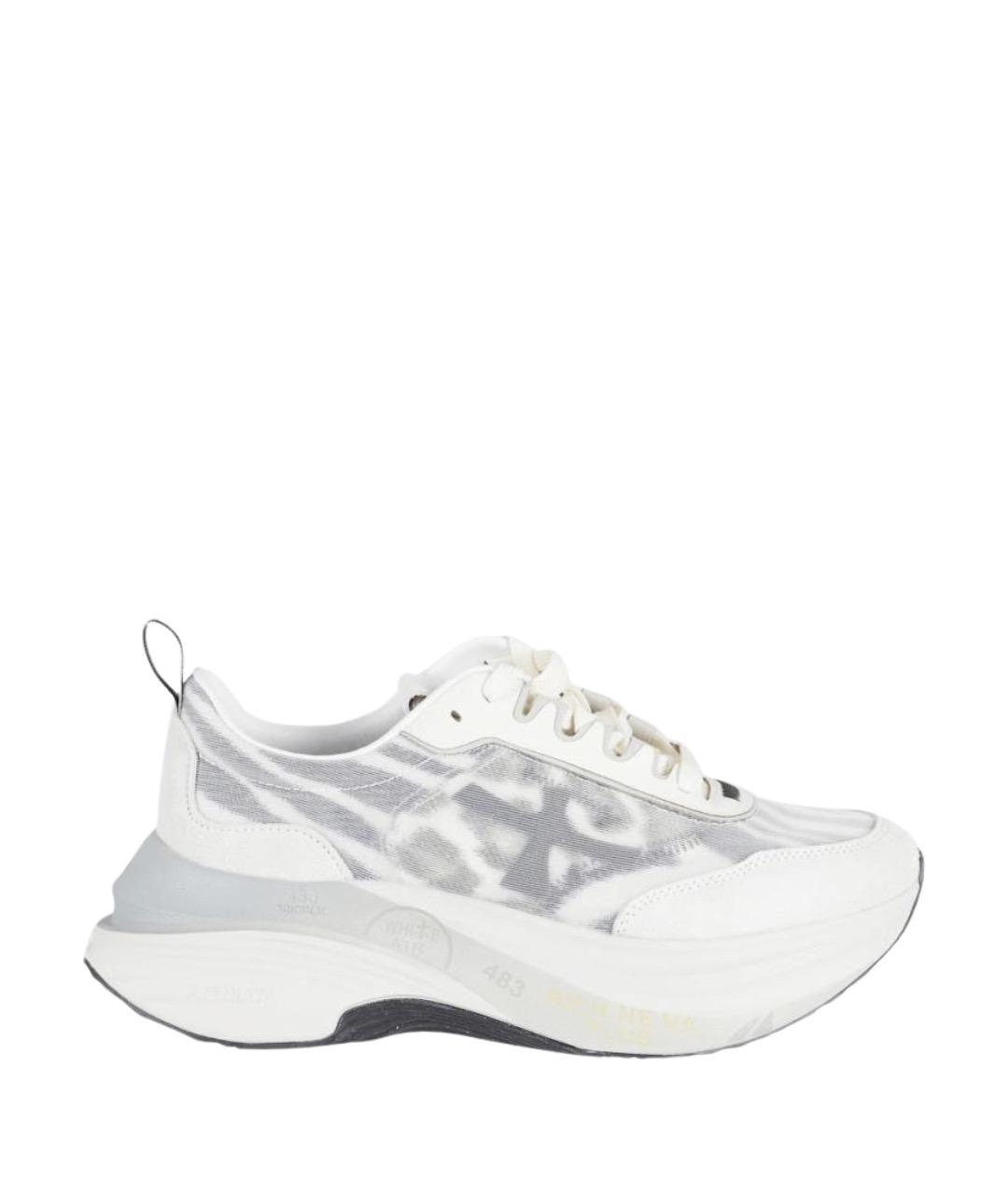 PREMIATA Белые синтетические кроссовки, фото 1