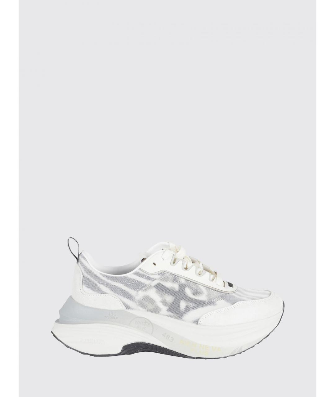 PREMIATA Белые синтетические кроссовки, фото 4