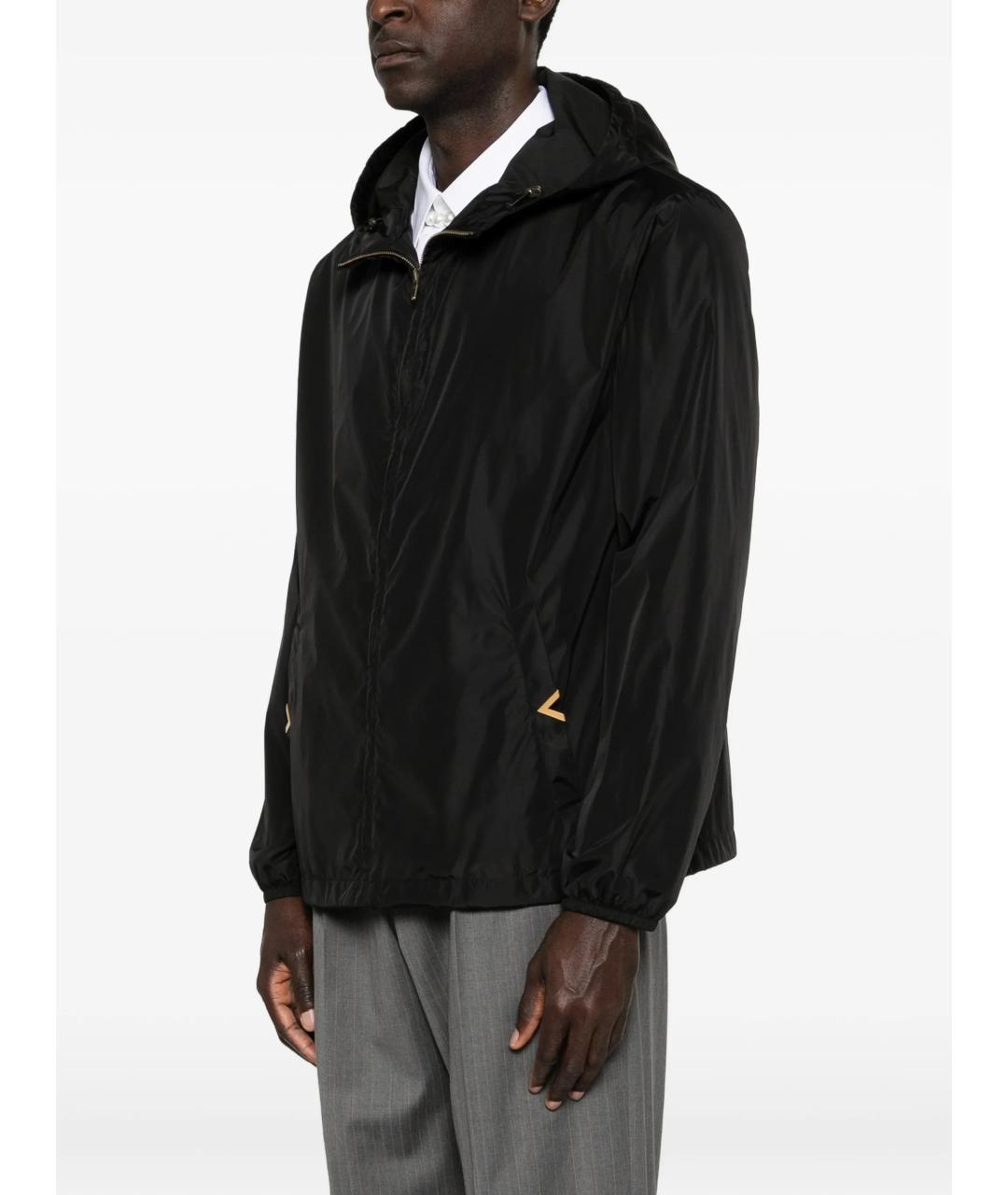 VALENTINO Черная полиамидовая куртка, фото 3