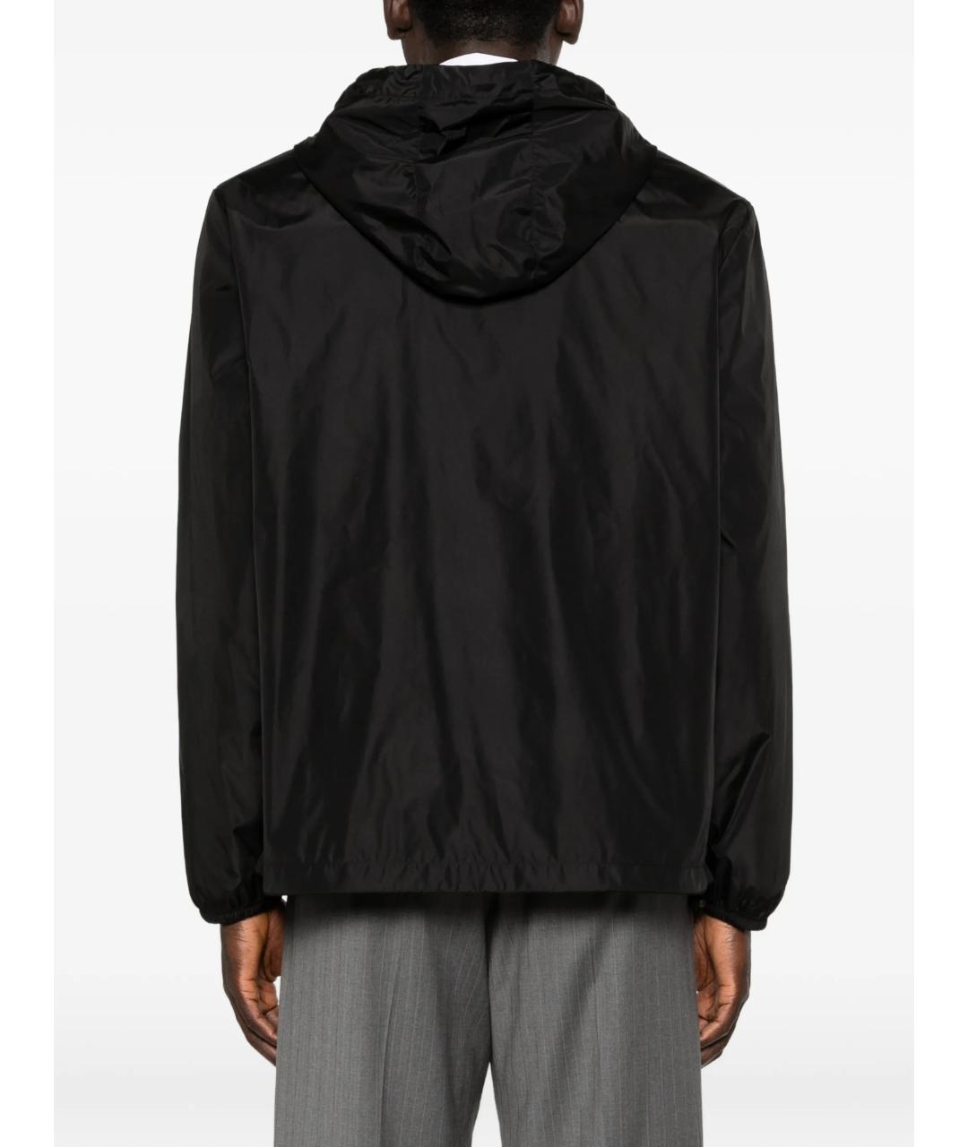 VALENTINO Черная полиамидовая куртка, фото 4