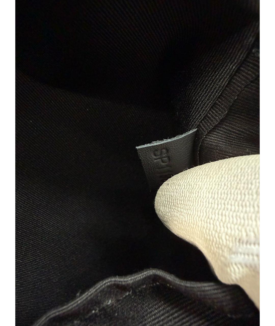 LOUIS VUITTON Черный кожаный рюкзак, фото 6