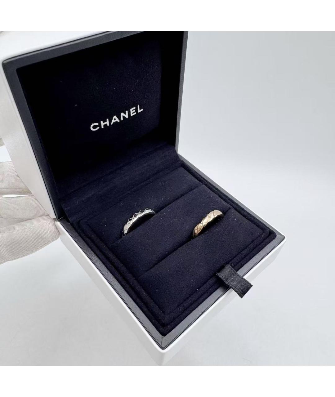 CHANEL Серебряное кольцо из белого золота, фото 3