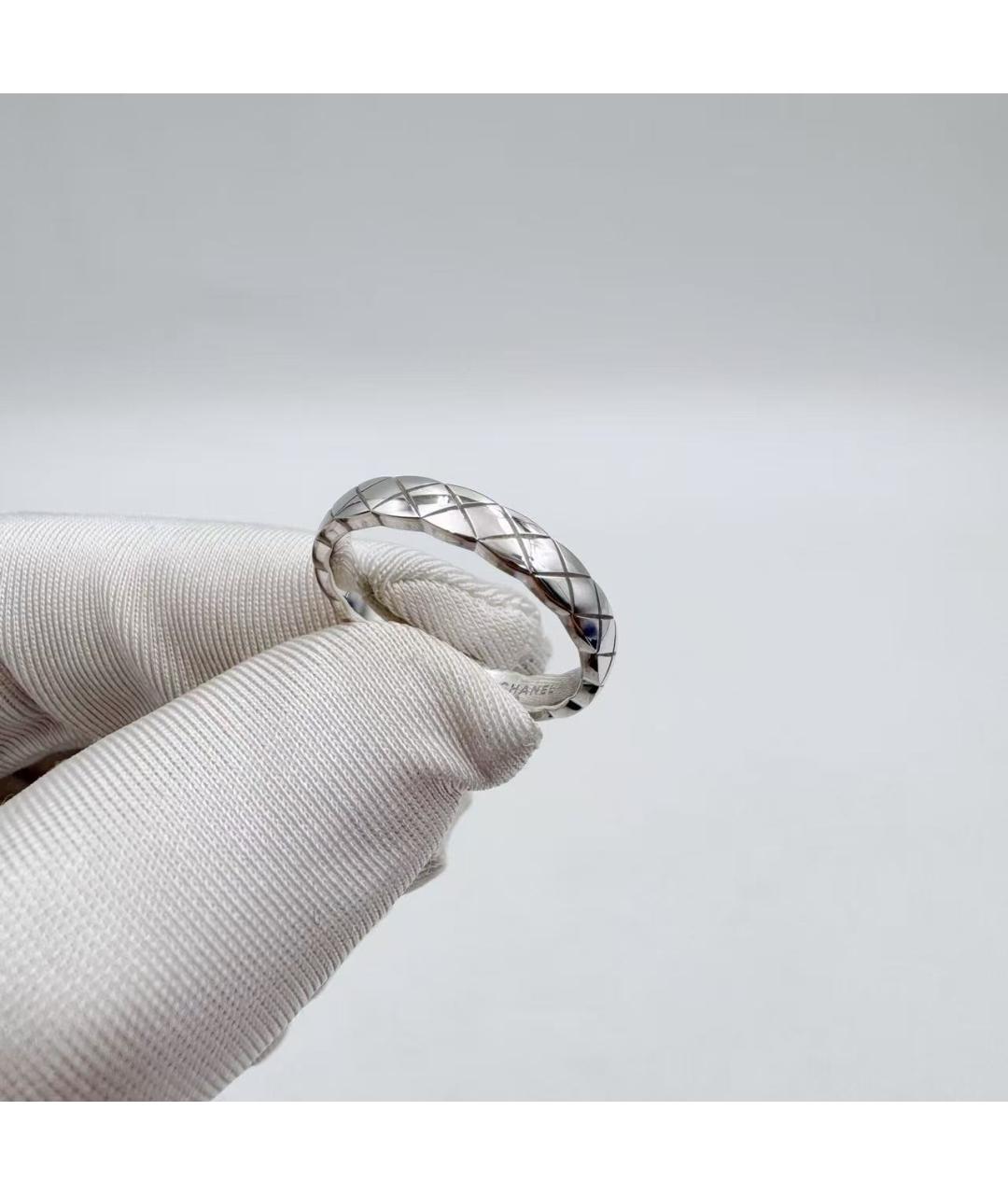 CHANEL Серебряное кольцо из белого золота, фото 6