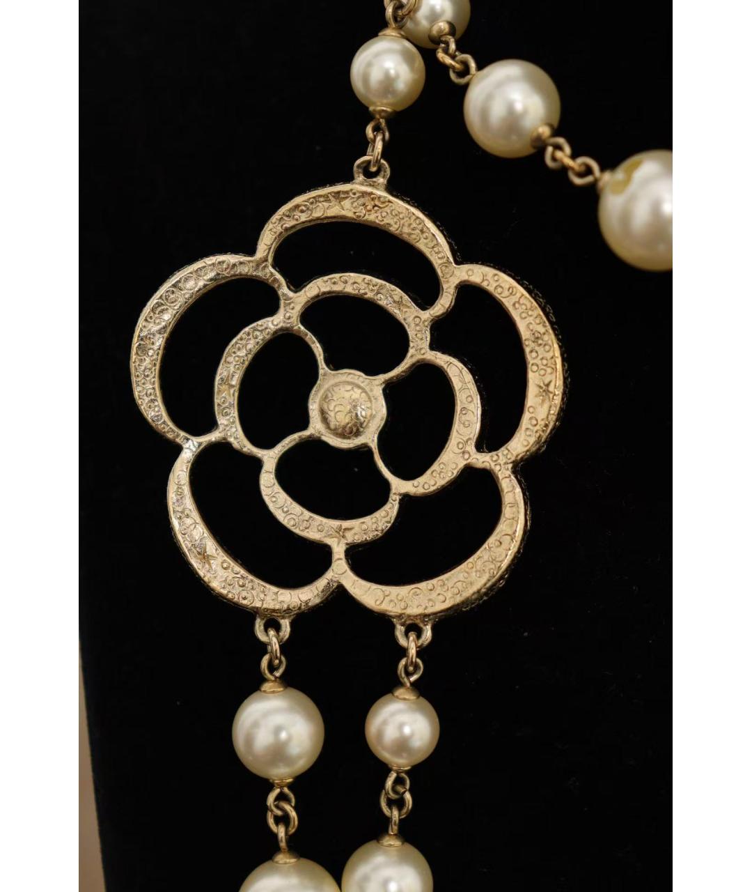 CHANEL Золотое жемчужное колье, фото 4