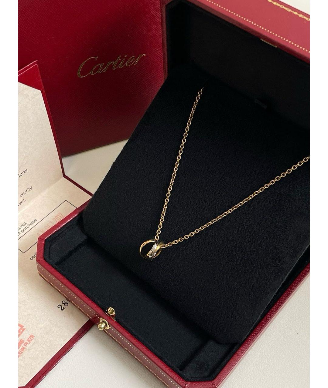 CARTIER Золотое колье из белого золота, фото 2
