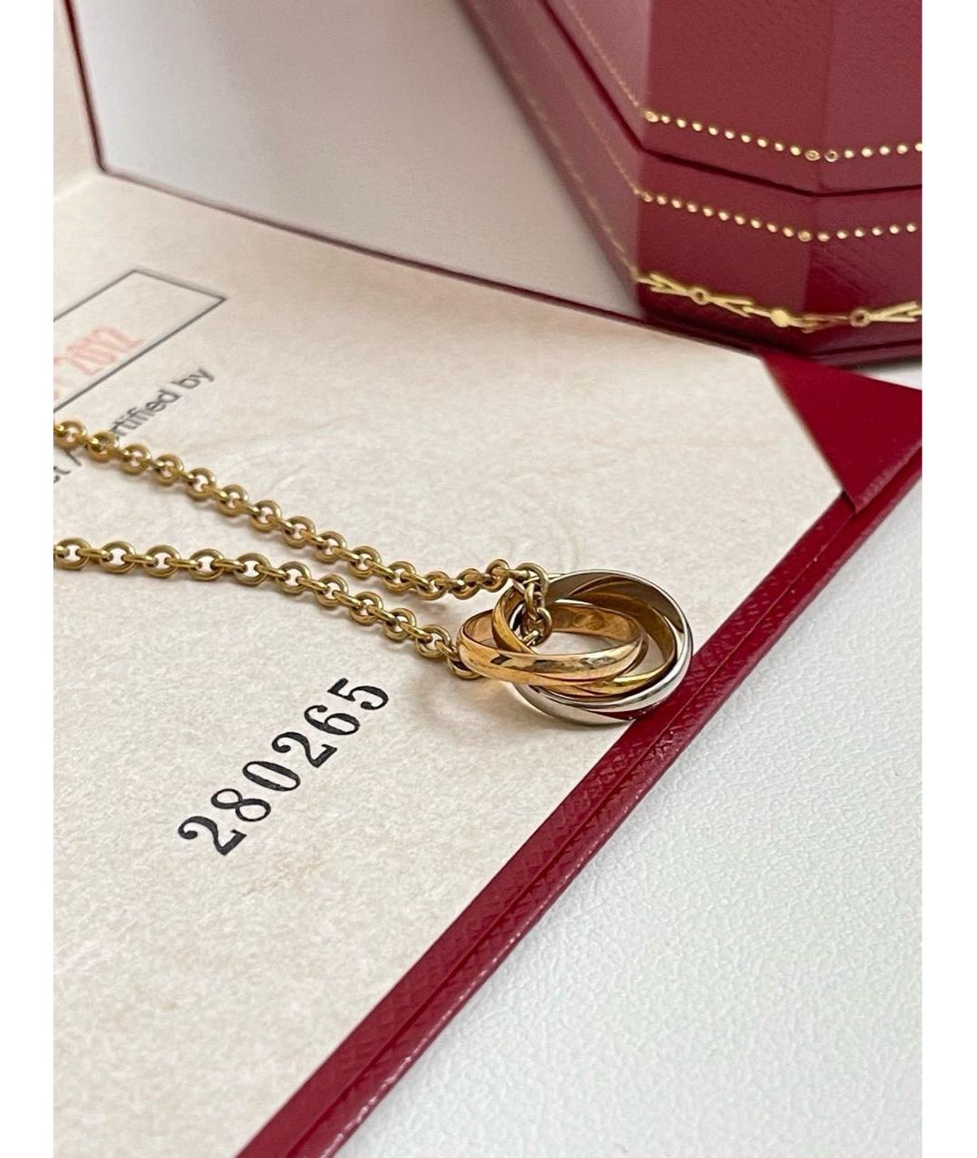 CARTIER Золотое колье из белого золота, фото 3