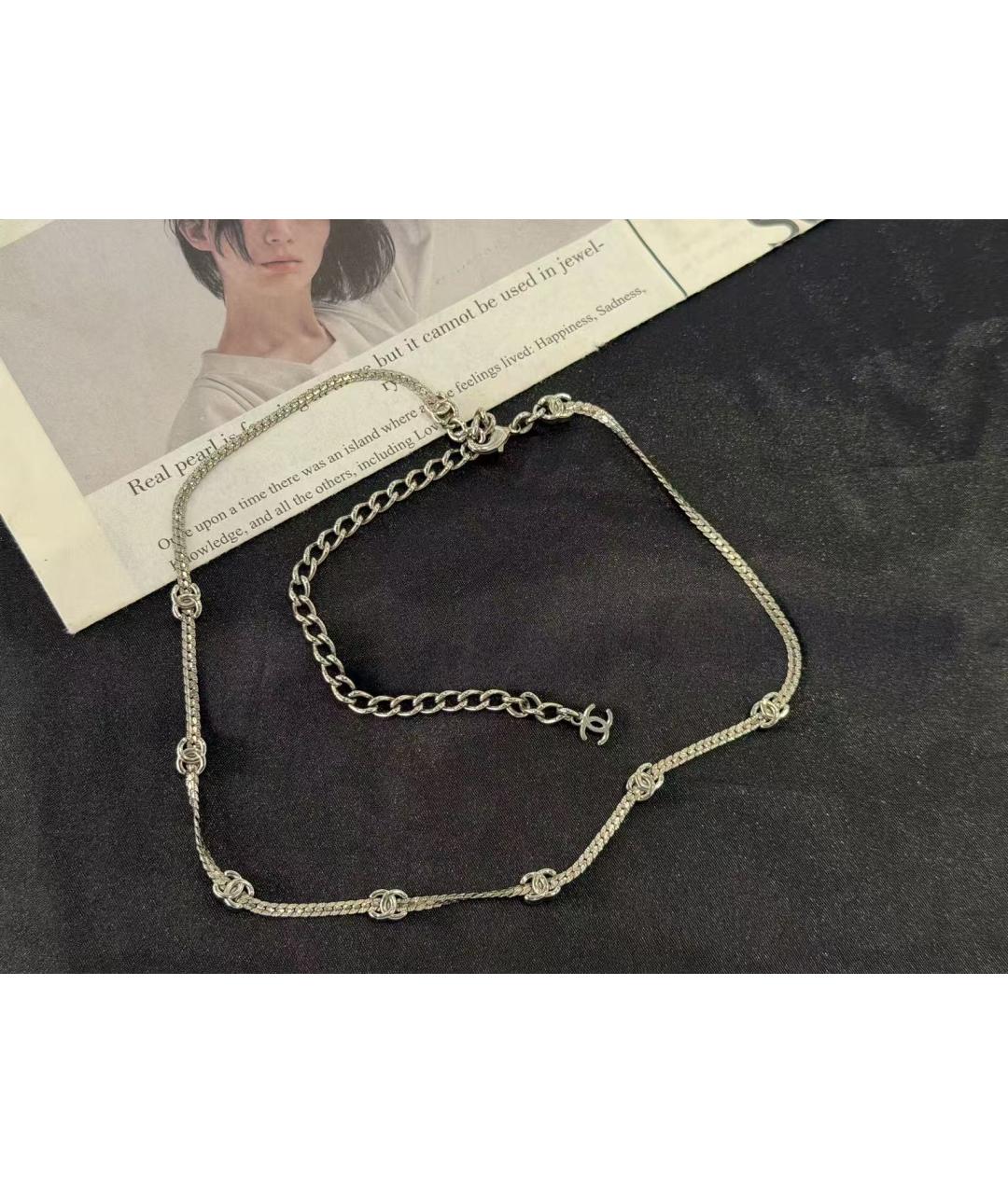 CHANEL Золотое металлическое колье, фото 4