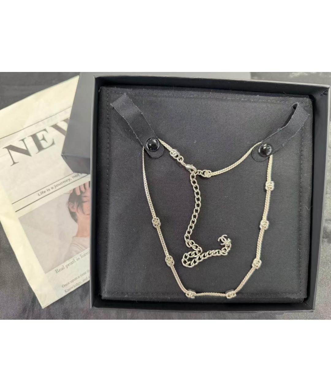 CHANEL Золотое металлическое колье, фото 5