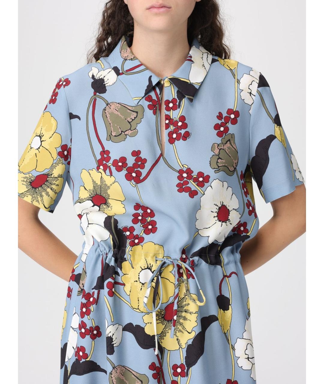 MARNI Голубое повседневное платье, фото 4