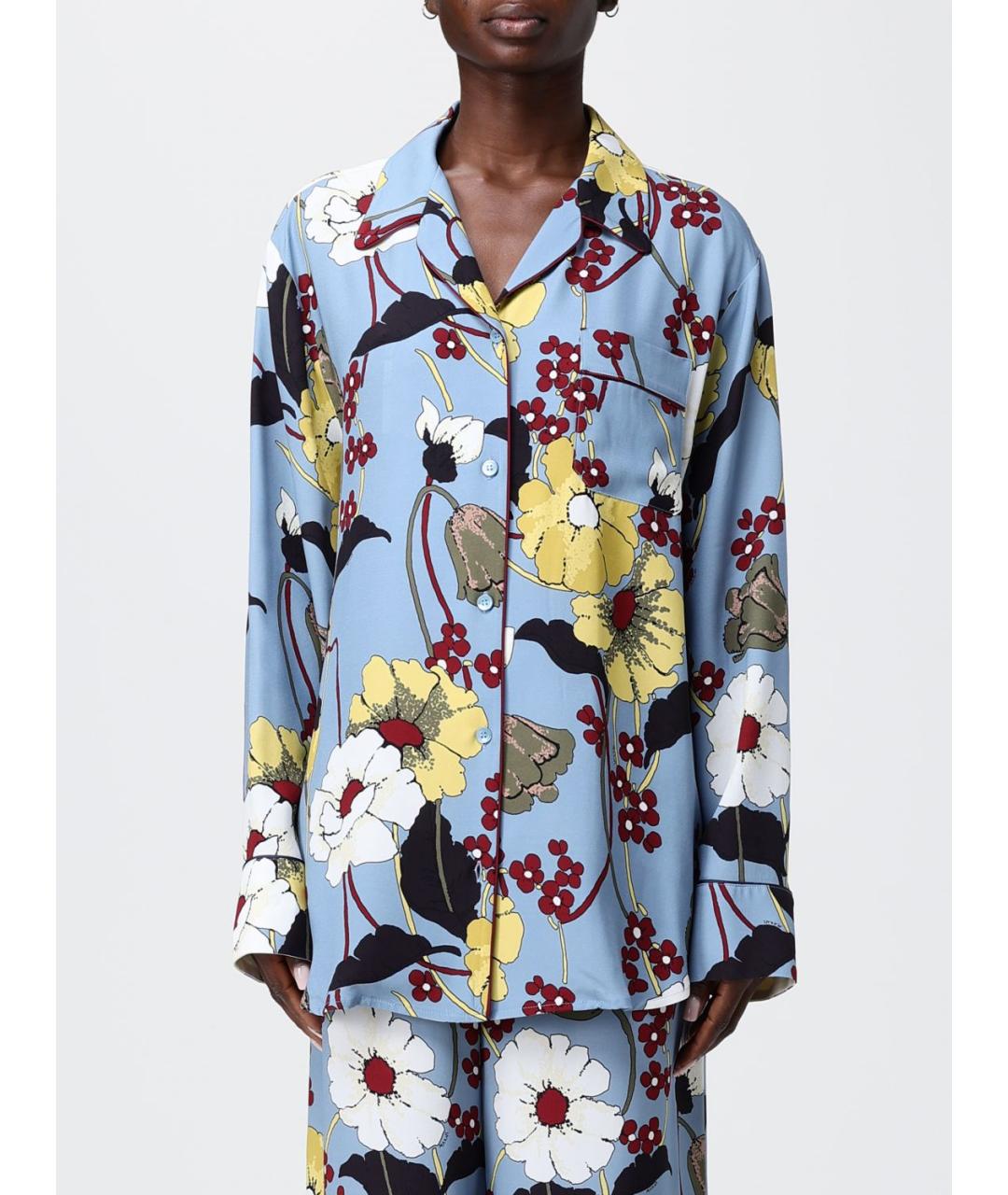 MARNI Голубая вискозная рубашка, фото 6