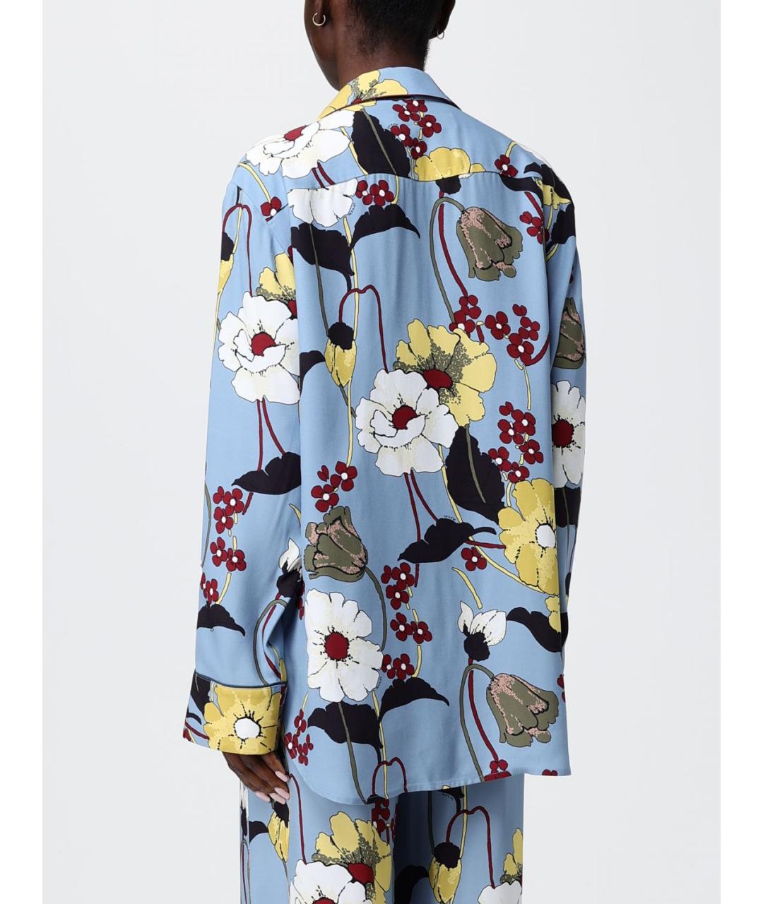 MARNI Голубая вискозная рубашка, фото 3