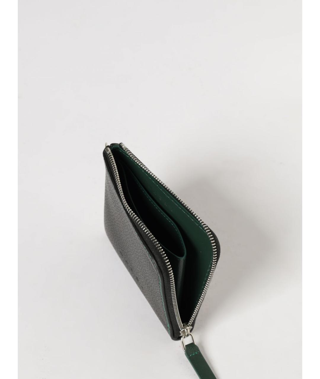 MARNI Черный кожаный кошелек, фото 2