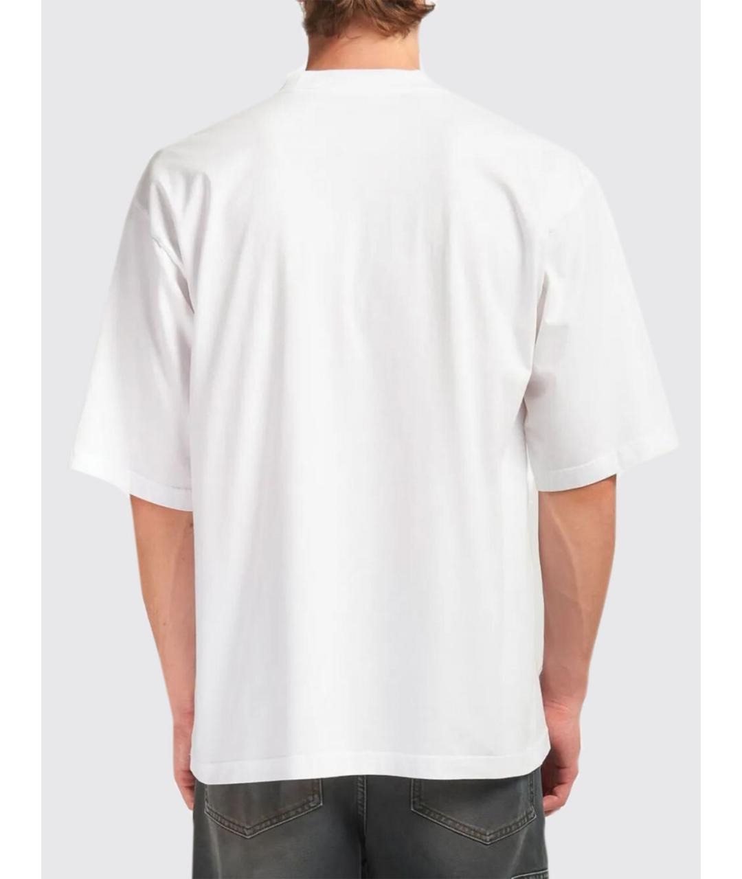 MARNI Белая хлопковая футболка, фото 2
