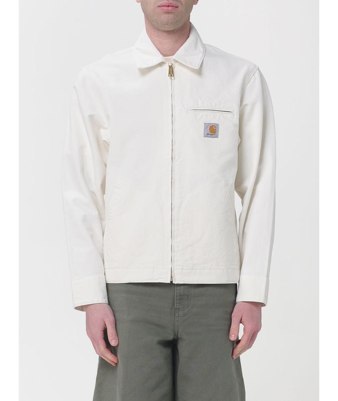 CARHARTT WIP Белая хлопковая куртка, фото 5