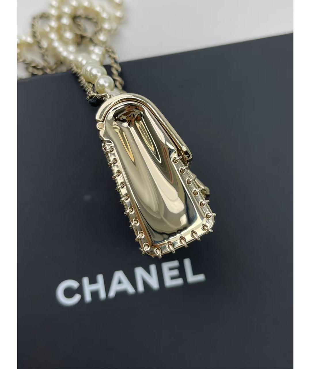 CHANEL Золотое колье, фото 4