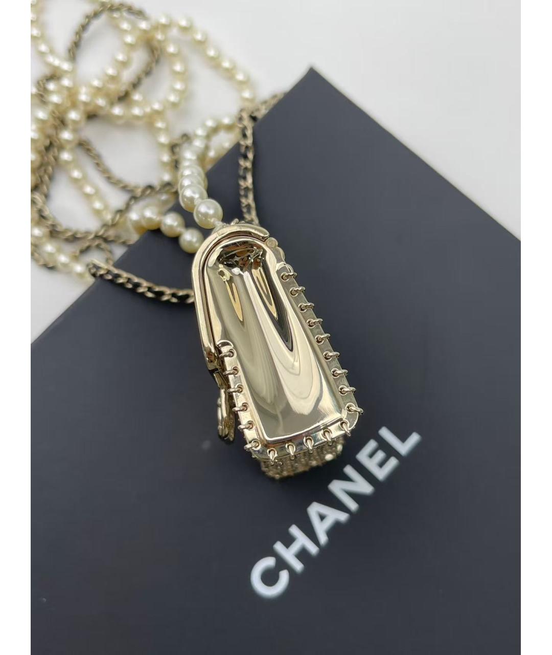 CHANEL Золотое колье, фото 3