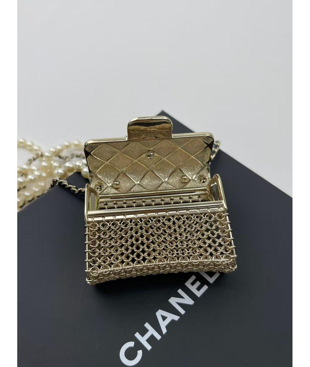 CHANEL Золотое колье, фото 2