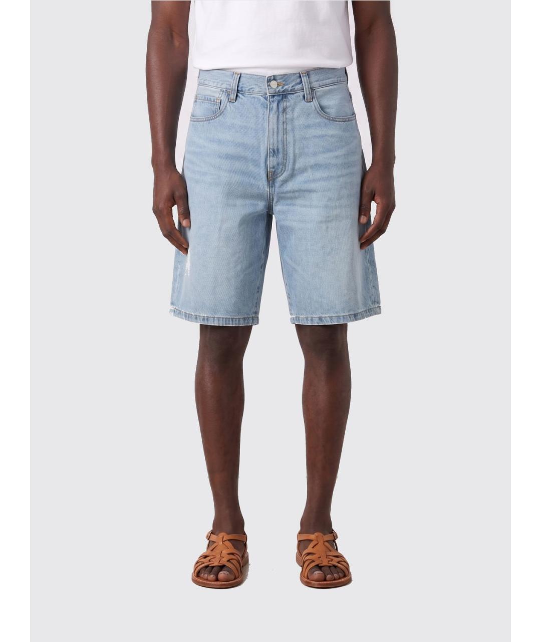 CARHARTT WIP Синие шорты, фото 4