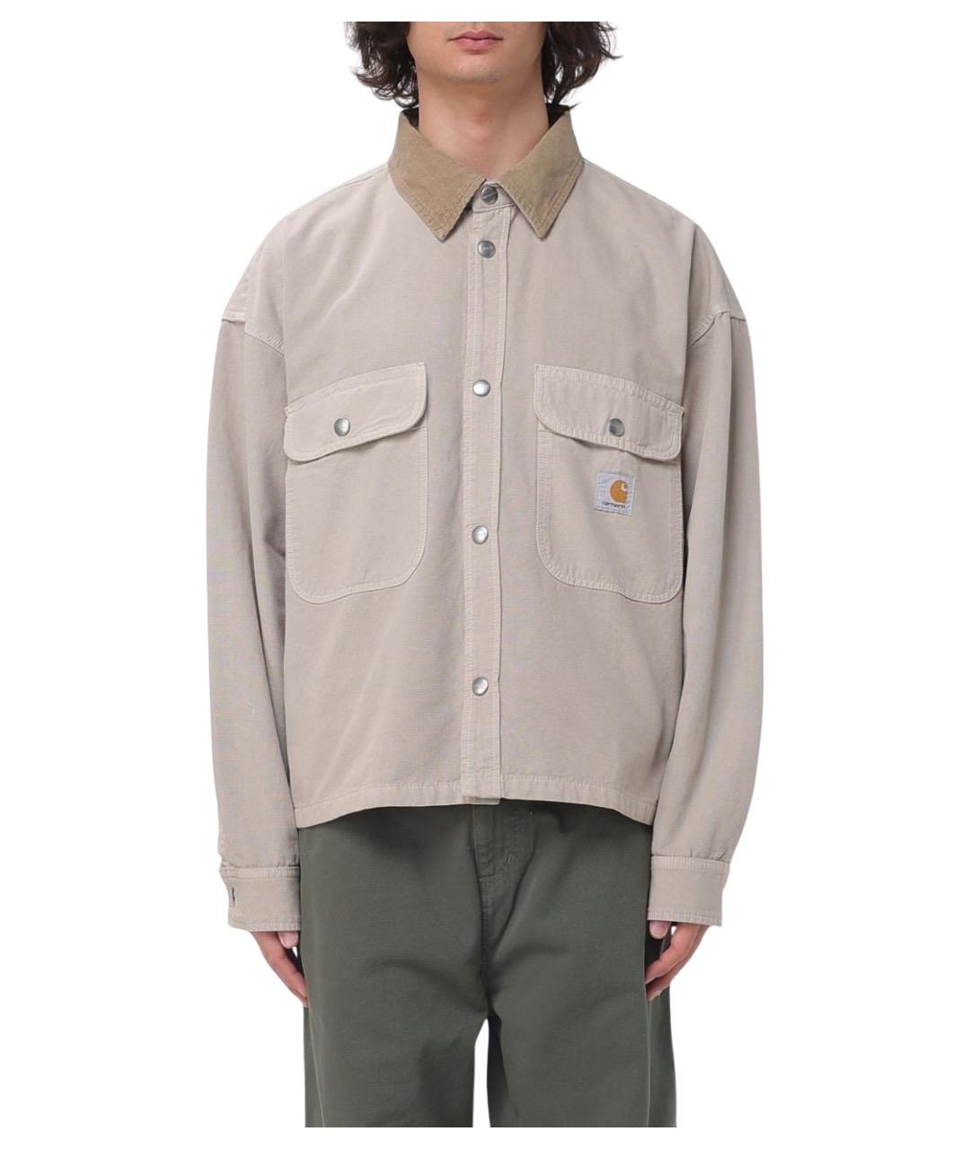 CARHARTT WIP Бежевая хлопковая куртка, фото 1