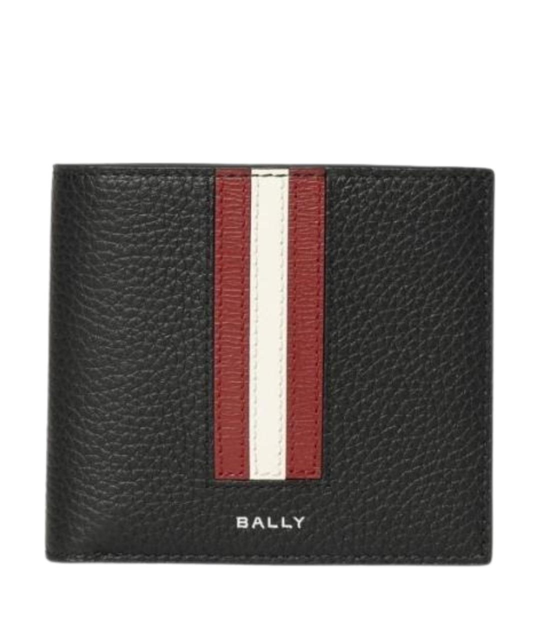 BALLY Черный кожаный кошелек, фото 1