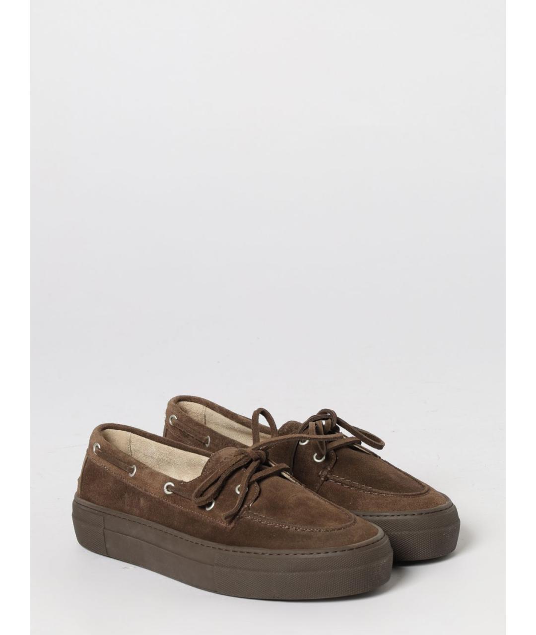 COPENHAGEN Коричневые замшевые мокасины, фото 2