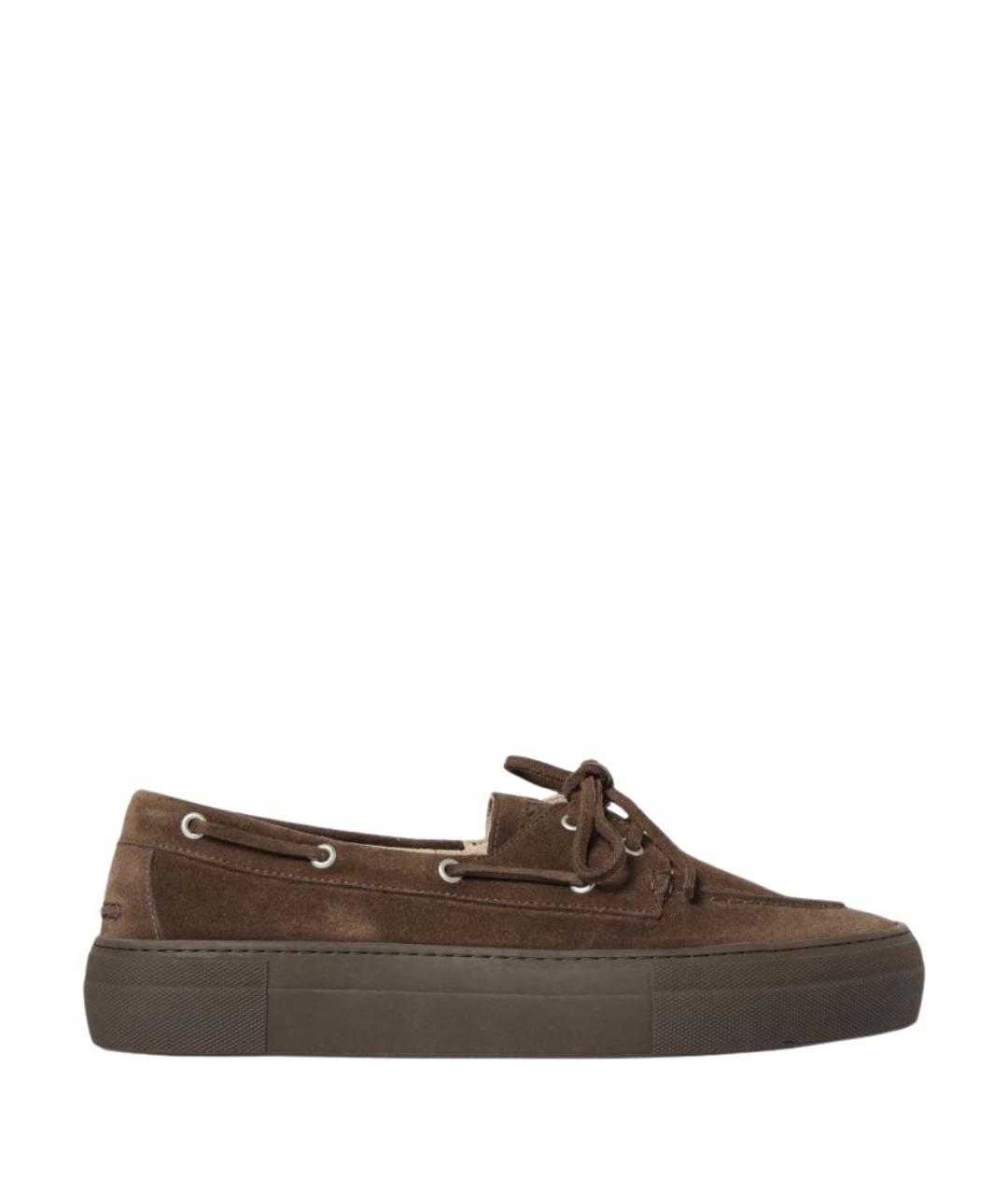 COPENHAGEN Коричневые замшевые мокасины, фото 1