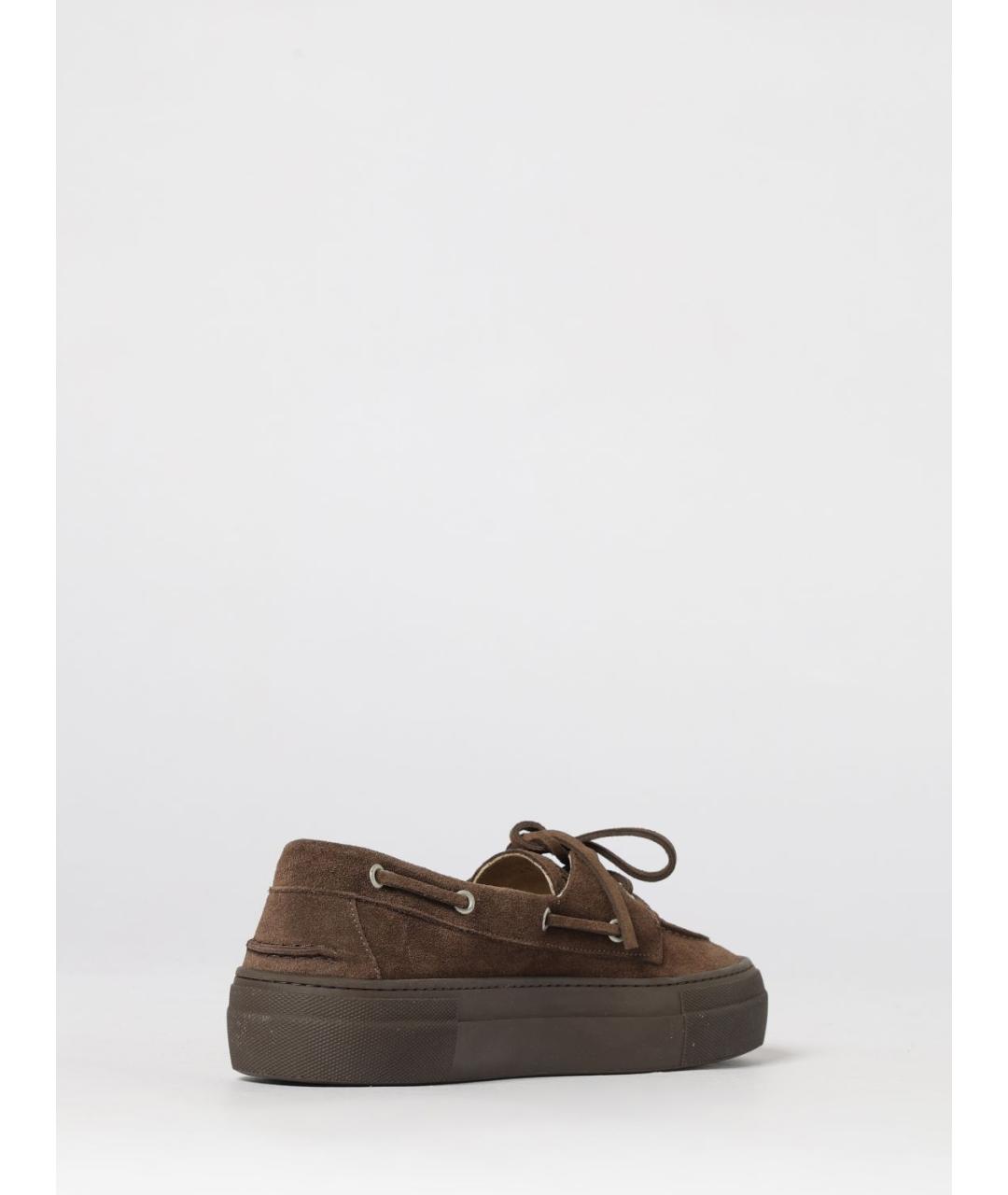 COPENHAGEN Коричневые замшевые мокасины, фото 3