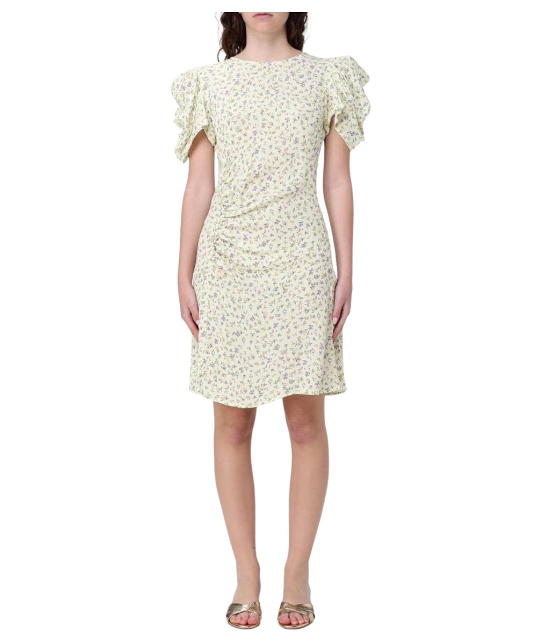 MAR DE MARGARITAS Желтое повседневное платье, фото 1