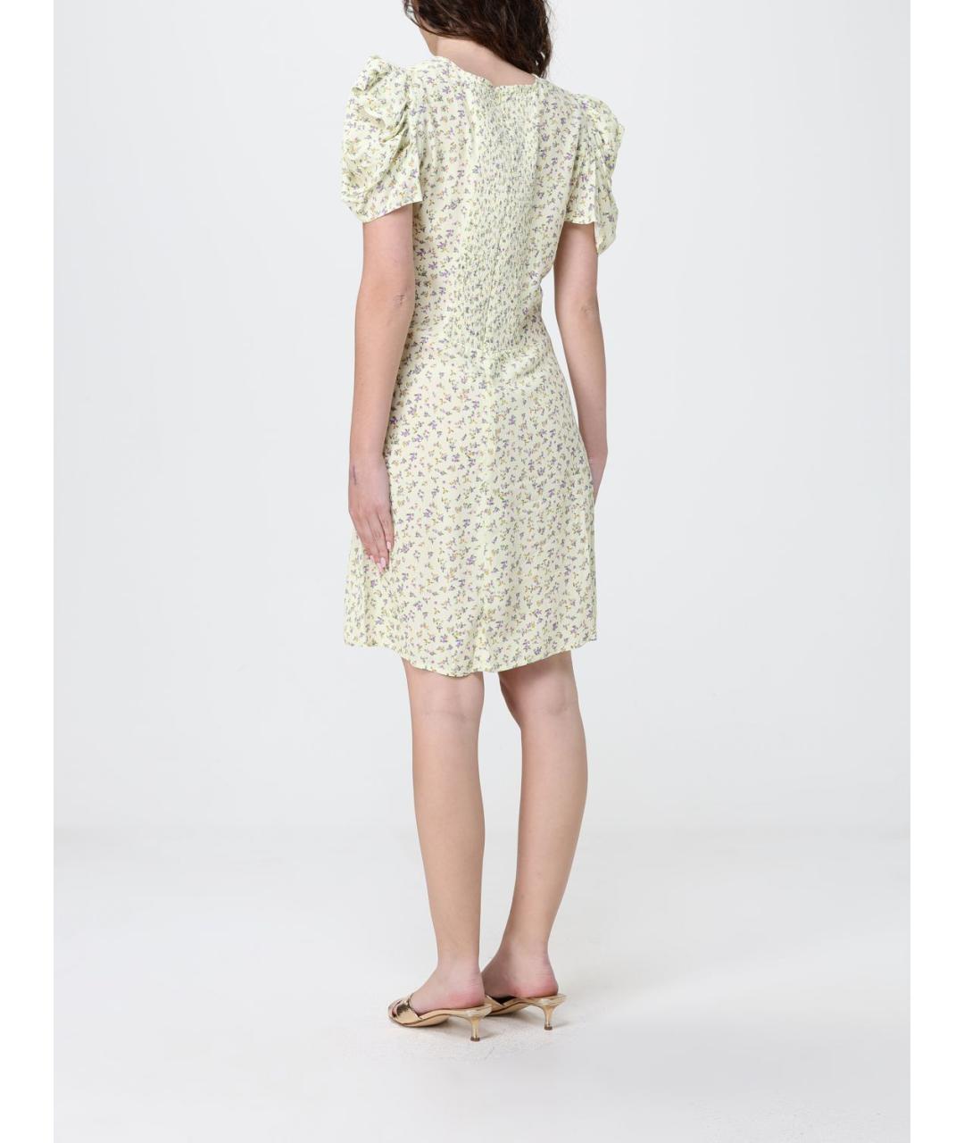 MAR DE MARGARITAS Желтое повседневное платье, фото 2